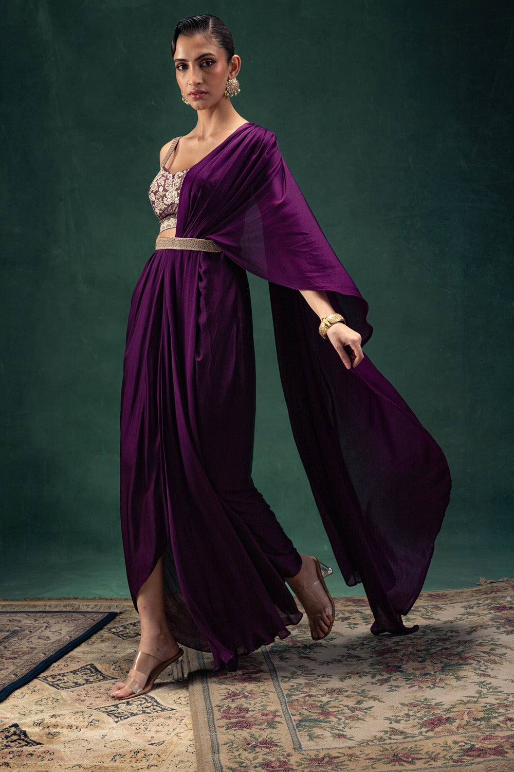 kiara purple dress Kiara Gown Kay Unger